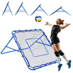 Winthai Volleyball Baseball Rebounder Net, Softball Rebounder Pitchback Net Quick Adjustments, Quick Adjustments Lacrosse Bounce Back Practice Equipment, Ideal for Outdoor Indoor and Backyard Training 4X4FT