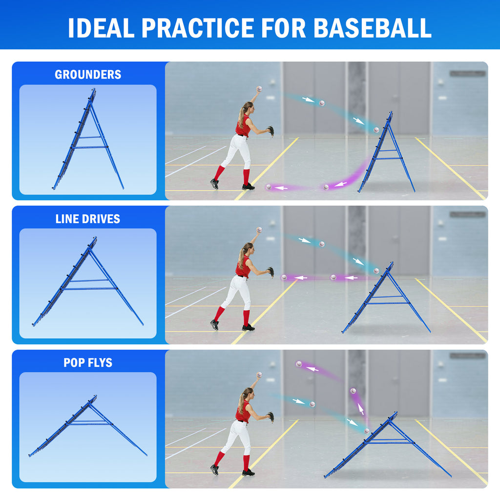 Winthai Dual-Mode Soccer Goal Net & Soccer Rebounder Net,Premium Durability for Intense Shooting Training,Quick-Switch Angle Soccer Training for Control,Passing Practice,Soccer Gifts for Kids Teen Adult 5X4FT