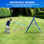 Winthai Dual-Mode Soccer Goal Net & Soccer Rebounder Net,Premium Durability for Intense Shooting Training,Quick-Switch Angle Soccer Training for Control,Passing Practice,Soccer Gifts for Kids Teen Adult 5X4FT