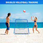 Winthai Volleyball Baseball Rebounder Net, Softball Rebounder Pitchback Net Quick Adjustments, Quick Adjustments Lacrosse Bounce Back Practice Equipment, Ideal for Outdoor Indoor and Backyard Training 5X4FT