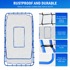 Winthai Volleyball Baseball Rebounder Net, Softball Rebounder Pitchback Net Quick Adjustments, Quick Adjustments Lacrosse Bounce Back Practice Equipment, Ideal for Outdoor Indoor and Backyard Training 7X4FT