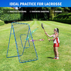 Winthai Volleyball Baseball Rebounder Net, Softball Rebounder Pitchback Net Quick Adjustments, Quick Adjustments Lacrosse Bounce Back Practice Equipment, Ideal for Outdoor Indoor and Backyard Training 7X4FT