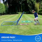 Winthai Soccer Rebounder Net, Quick-Switch Angle Soccer Training for Control, Passing Practice, Easy Setup Rebounder Gifts & Equipment for Kids,Teens & Adults 5.9X3.7FT