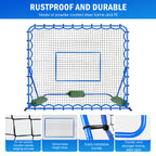 Winthai Soccer Rebounder Net, Quick-Switch Angle Soccer Training for Control, Passing Practice, Easy Setup Rebounder Gifts & Equipment for Kids,Teens & Adults 6X5FT