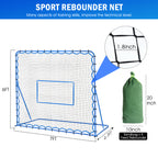 Winthai Soccer Rebounder Net, Quick-Switch Angle Soccer Training for Control, Passing Practice, Easy Setup Rebounder Gifts & Equipment for Kids,Teens & Adults 7X6FT