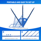 Winthai Soccer Rebounder Net, Quick-Switch Angle Soccer Training for Control, Passing Practice, Easy Setup Rebounder Gifts & Equipment for Kids,Teens & Adults 7X6FT