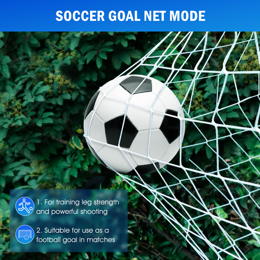 Winthai Dual-Mode Soccer Goal Net & Soccer Rebounder Net,Premium Durability for Intense Shooting Training,Quick-Switch Angle Soccer Training for Control,Passing Practice,Soccer Gifts for Kids Teen Adult 7X5FT