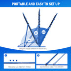 Winthai Dual-Mode Soccer Goal Net & Soccer Rebounder Net,Premium Durability for Intense Shooting Training,Quick-Switch Angle Soccer Training for Control,Passing Practice,Soccer Gifts for Kids Teen Adult 8X6FT