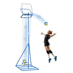 Winthai Volleyball Setter Training Net, Volleyball Training Equipment with 3 Angle and 8-10FT Height Adjustments Serve Trainer for Serving, Spiking & Setting Drills Indoor Outdoor Practice Target Net