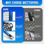 WICTTISPOSI Golf Hitting Net with Extra Striking Net, 7X7FT Heavy Duty Golf Practice Nets for Golfers Backyard Driving Swing, Golf Impact Cage Metal Frame with Storage Bag&Elevated Base, Indoor Outdoor Use (Copy)