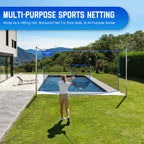 WICTTISPOSI Golf Net with Target Pocket, 20ft/15ft/10ft Golf Practice Net, Heavy-Duty Multi Sports Netting Barrier, Golf Hitting Net for Golfer Garages Backyard Driving Swing Chipping, Indoor Outdoor Use 20x10FT
