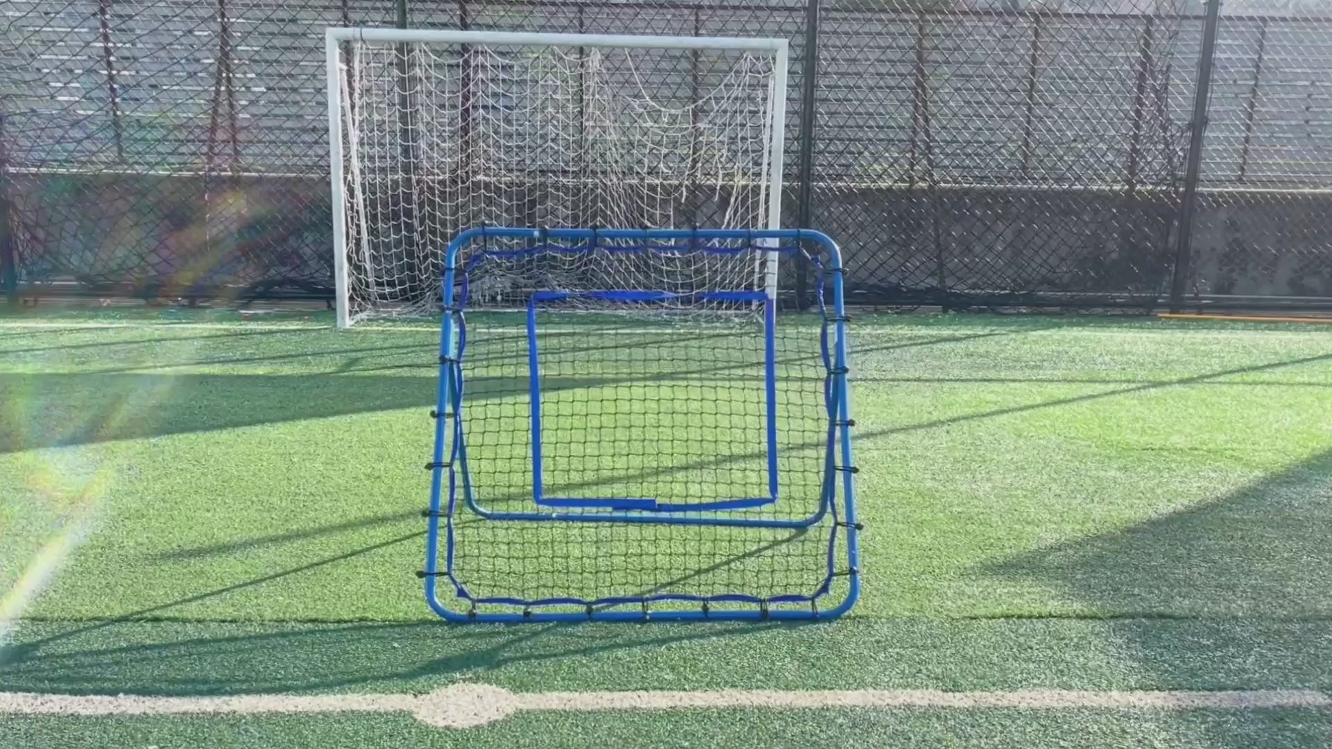 Winthai Volleyball Baseball Rebounder Net, Softball Rebounder Pitchback Net Quick Adjustments, Quick Adjustments Lacrosse Bounce Back Practice Equipment, Ideal for Outdoor Indoor and Backyard Training 4X4FT