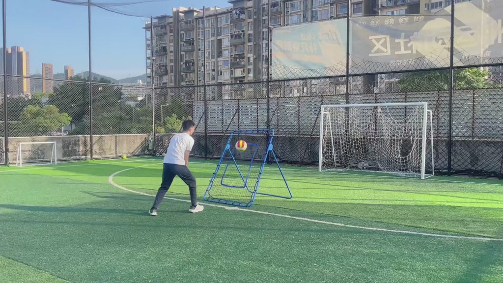 Winthai Volleyball Baseball Rebounder Net, Softball Rebounder Pitchback Net Quick Adjustments, Quick Adjustments Lacrosse Bounce Back Practice Equipment, Ideal for Outdoor Indoor and Backyard Training 5X4FT