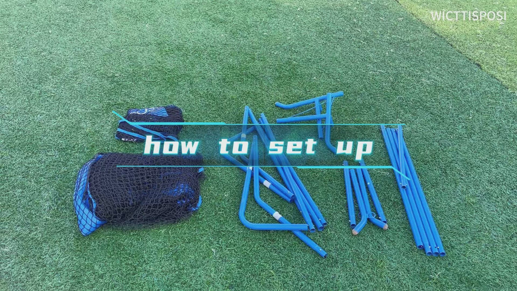 WICTTISPOSI Golf Hitting Net with Extra Striking Net, 10x7ft Heavy Duty Golf Practice Nets for Golfers Backyard Driving Swing, Golf Impact Cage Metal Frame with Storage Bag&Elevated Base, Indoor Outdoor Use