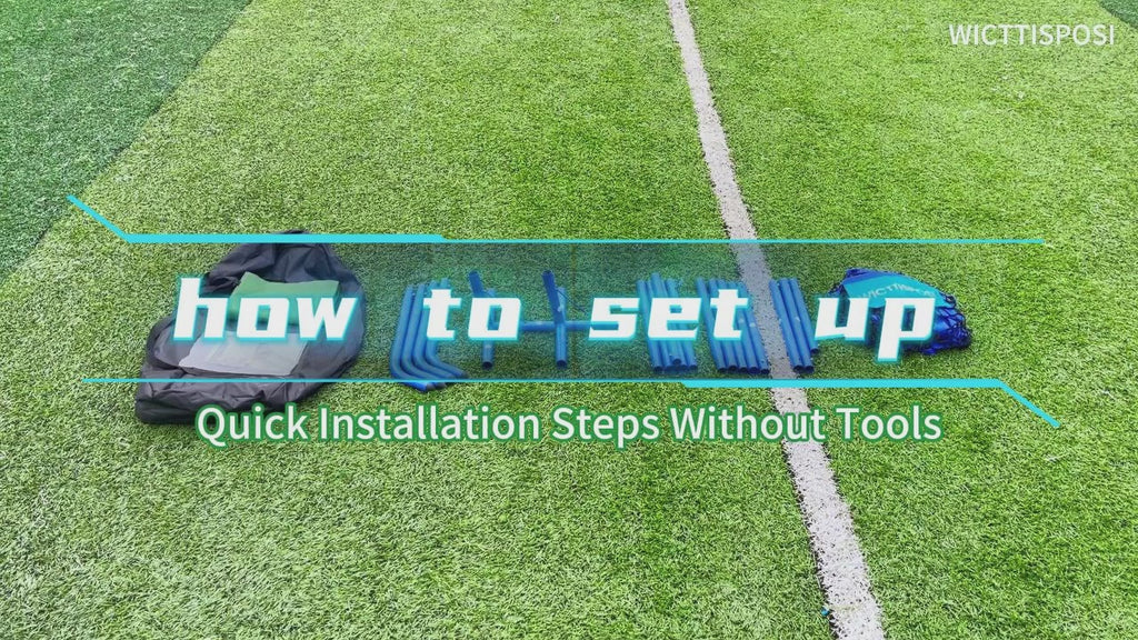 WICTTISPOSI Football Throwing Net, Upgrade Heavy Duty Metal Frame Quarterback Training Equipment Throwing Machine with 1-4 Targets, Easy Setup Football Target Practice with CarryBag, Allweather Indoor Outdoor Use 4X6FT