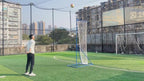 Winthai Volleyball Setter Training Net, Volleyball Training Equipment with 3 Angle and 8-10FT Height Adjustments Serve Trainer for Serving, Spiking & Setting Drills Indoor Outdoor Practice Target Net